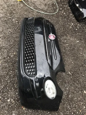 Предна броня за Фиат 500 Fiat 2009-2019 година черен металик, снимка 2
