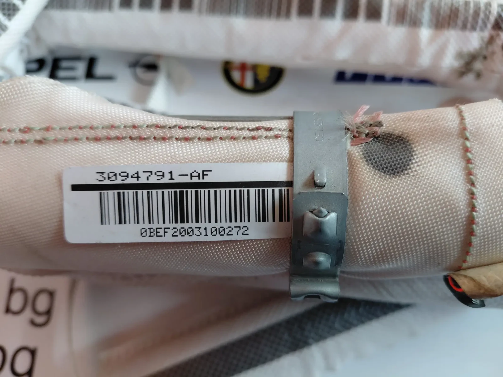 39187598 Airbag ������ ����� OPEL ASTRA K 3094791-AF | Mobile.bg � ����������� 2