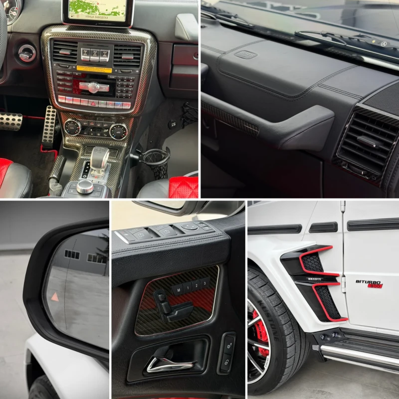 Mercedes-Benz G 63 AMG BRABUS 800/ CARBON/ 4MATIC/ DESIGNO/ 3xTV/, снимка 14 - Автомобили и джипове - 52344647
