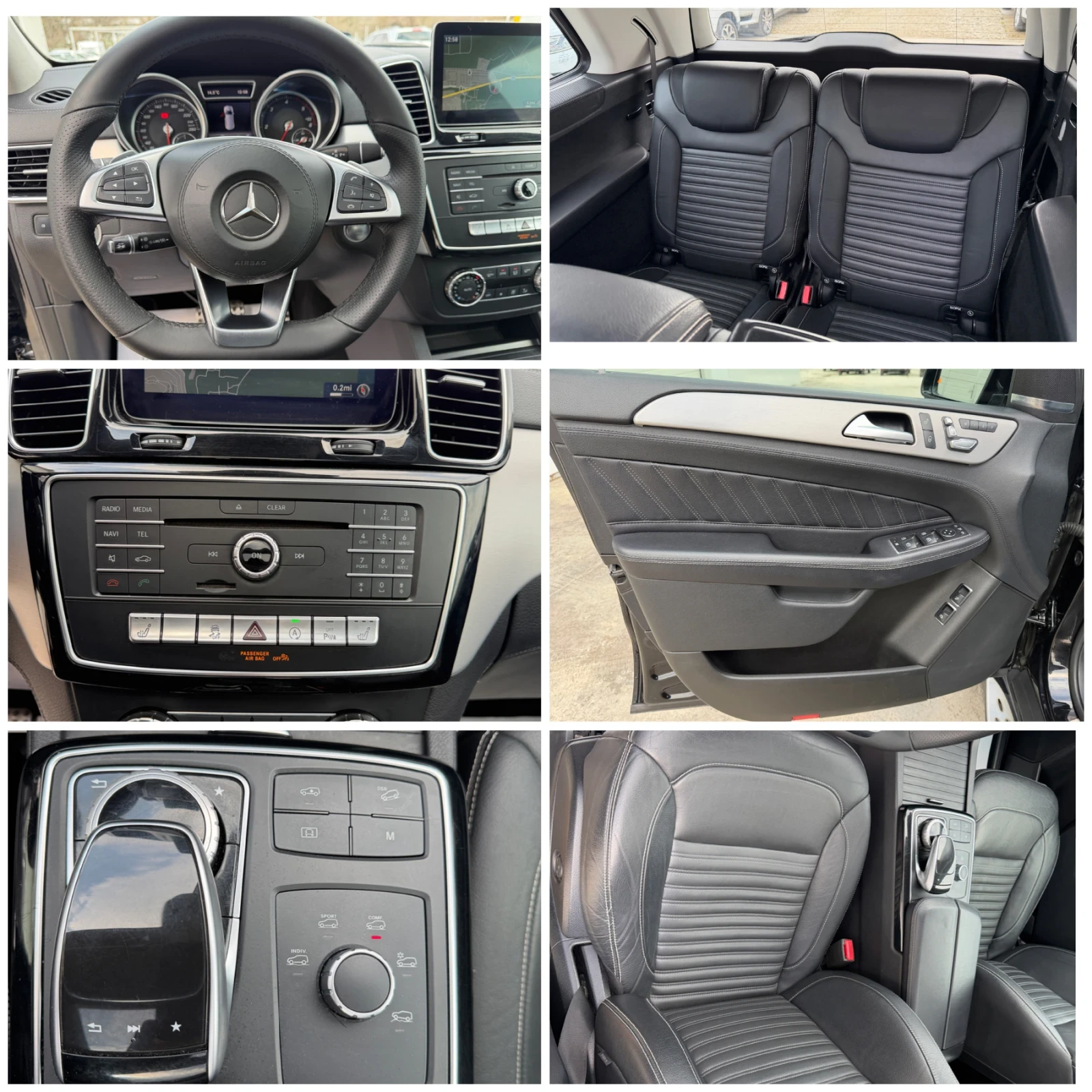 Mercedes-Benz GLS 350 AMG/4matic/Harman Kardon/PANORAMA/Distronic/7mesta, снимка 9 - Автомобили и джипове - 53973517