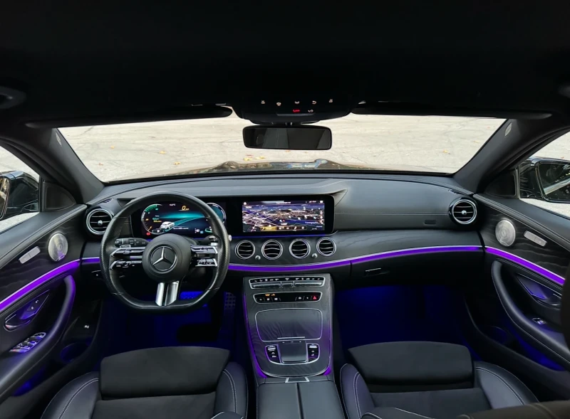 Mercedes-Benz E 300 de 2xAMG-Burmester-Alcantara-LED, снимка 12 - Автомобили и джипове - 48525530