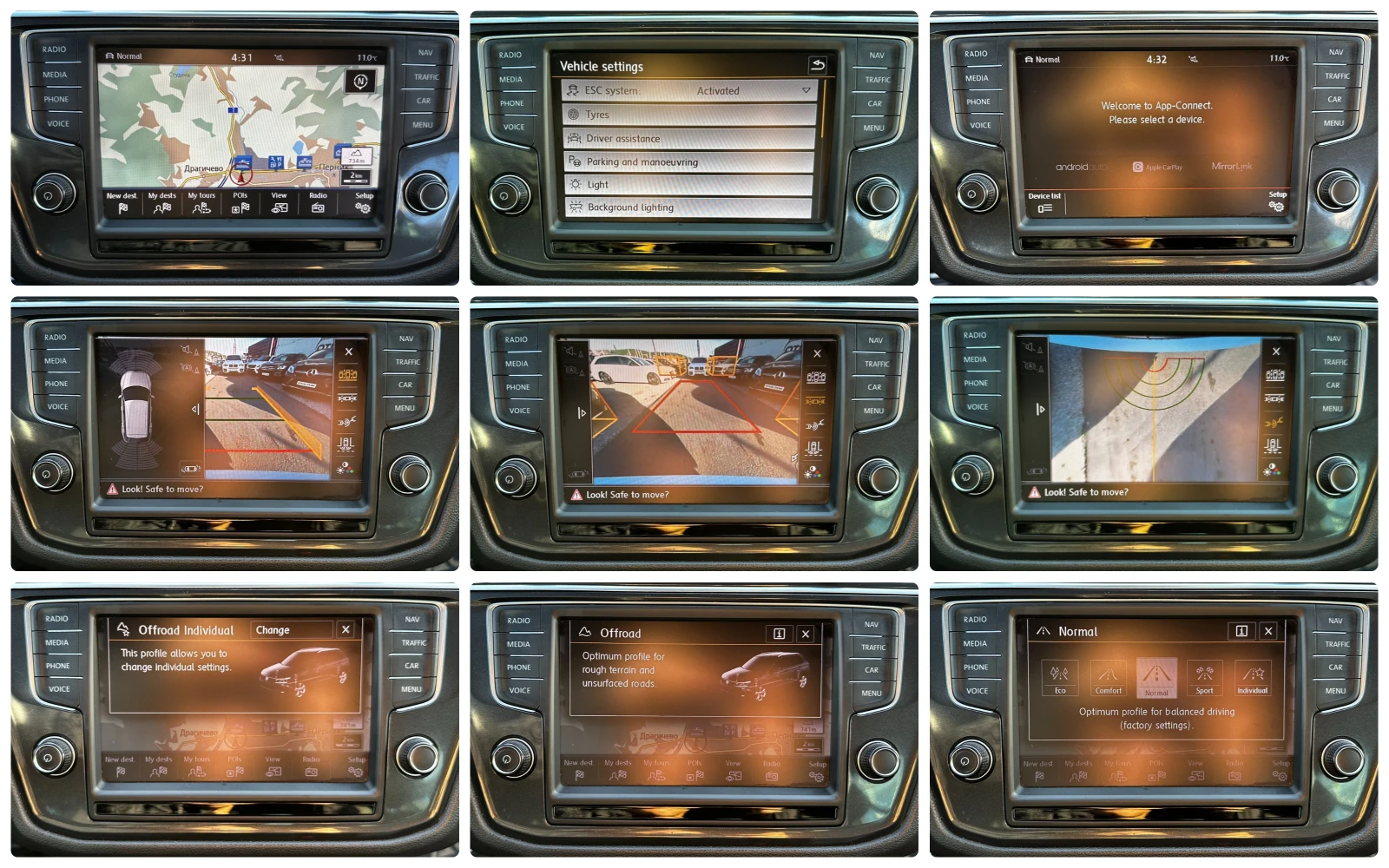 VW Tiguan 2.0TDI 150HP R-LINE DISTRONIC LANE ASSIST EU6B | Mobile.bg   14