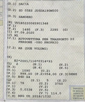 Dacia Sandero 1.0 BENZIN/EURO 6/ НА ЧАСТИ , снимка 17