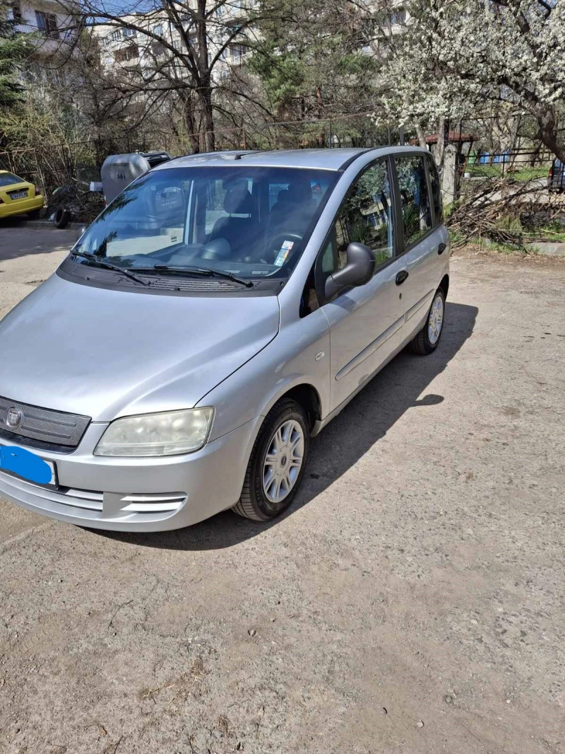 Fiat Multipla 1.6i/бензин+ фабричен метан, снимка 3 - Автомобили и джипове - 49594565