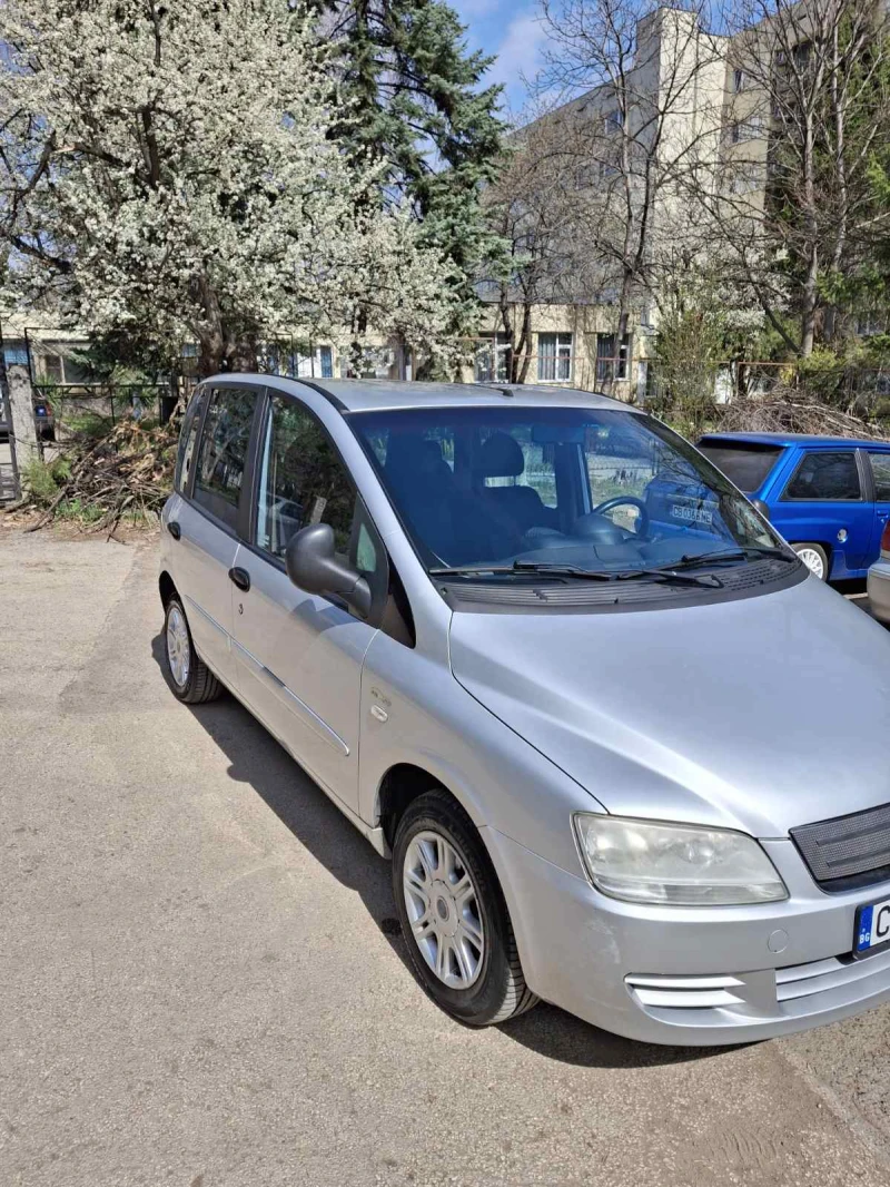 Fiat Multipla 1.6i/бензин+ фабричен метан, снимка 4 - Автомобили и джипове - 49594565