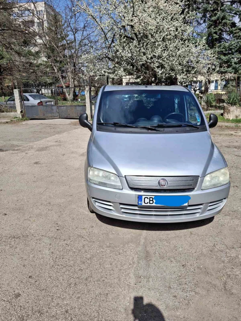 Fiat Multipla 1.6i/бензин+ фабричен метан, снимка 2 - Автомобили и джипове - 49594565