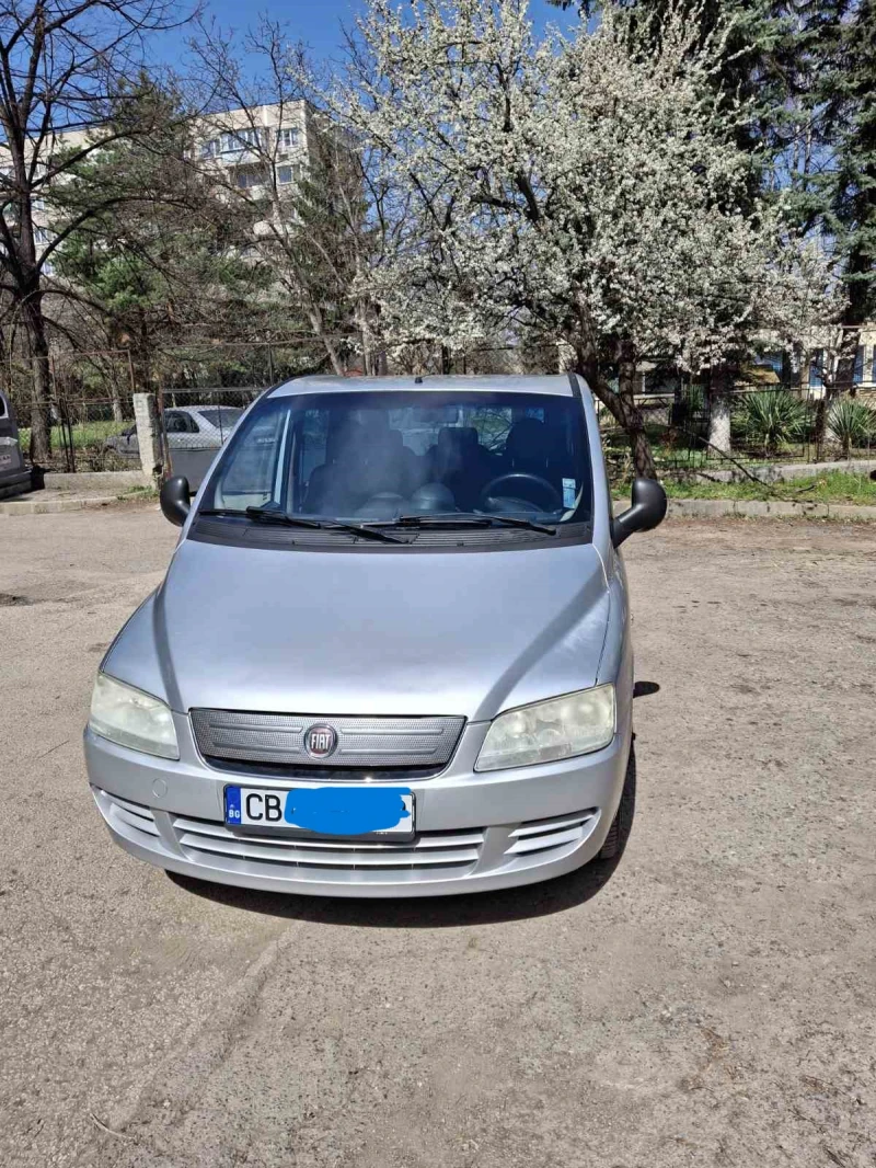 Fiat Multipla 1.6i/бензин+ фабричен метан, снимка 1 - Автомобили и джипове - 49594565