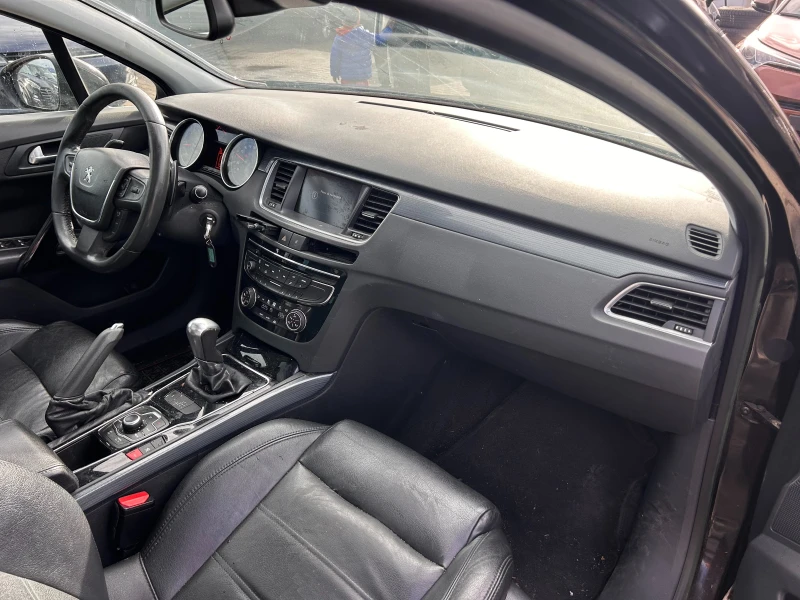 Peugeot 508 1.6HDI AVTOMAT/NAVI/PANORAMA/KOJA EURO 5, снимка 11 - Автомобили и джипове - 52493086