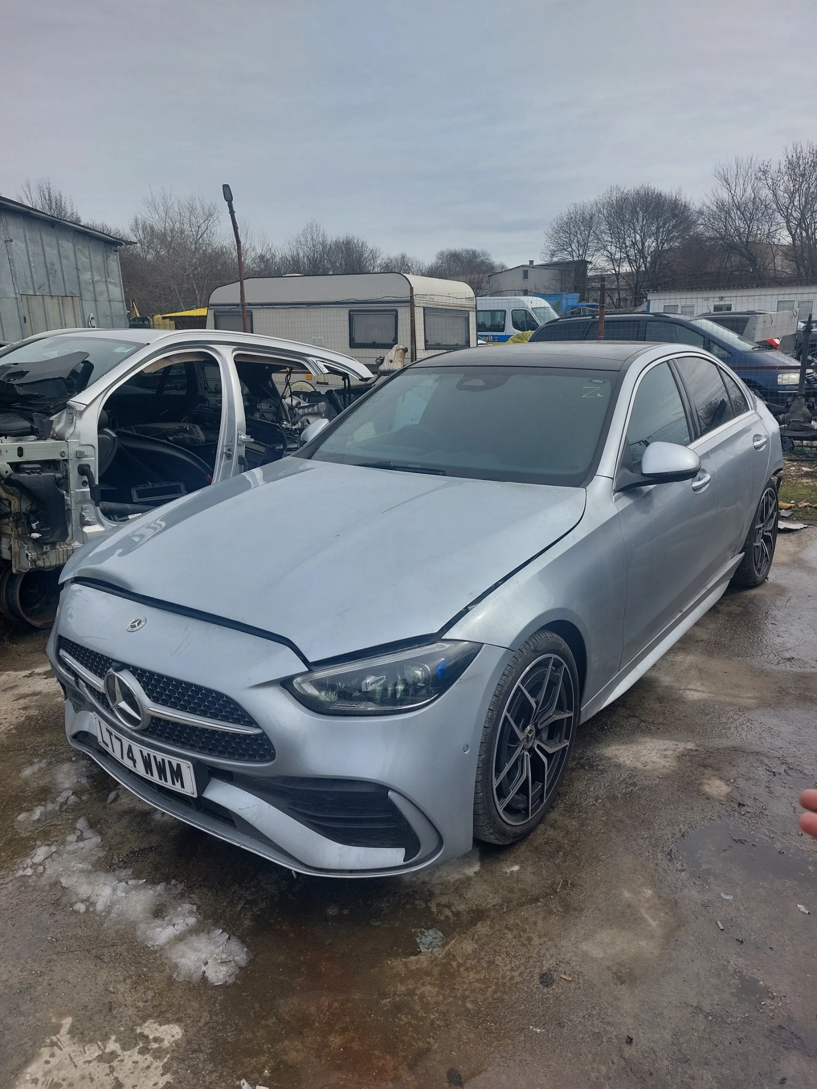 Mercedes-Benz C 300 W206 AMG на 3800км код мотор 254, кутия 725.111 - изображение 4