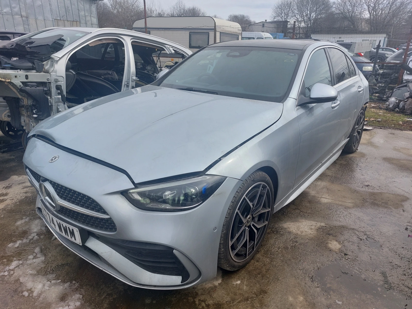 Mercedes-Benz C 300 W206 AMG на 3800км код мотор 254, кутия 725.111 - изображение 5