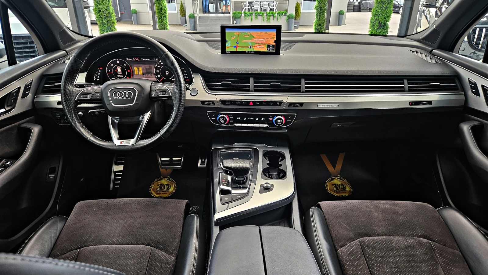 Audi Q7 S-LINE/7MESTA/TV/САМОПАРКИРАНЕ/DISTR/HUD/NIGHT/LIZ, снимка 9 - Автомобили и джипове - 55031174