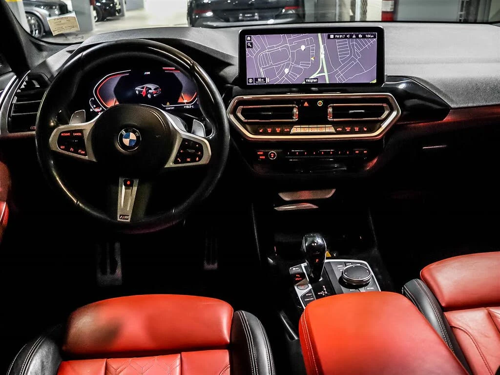 BMW X3 M-PK* M-BRAKES* PANO* INDIVIDUAL* FIONA RED* КРАЙН, снимка 7 - Автомобили и джипове - 55220609