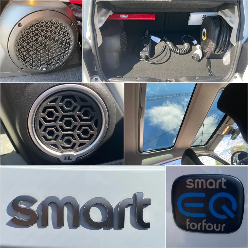 Smart Forfour EQ 17.7 kWh LED JBL Sound Панорама 9819 KM!!!!!!!!, снимка 15 - Автомобили и джипове - 47408077