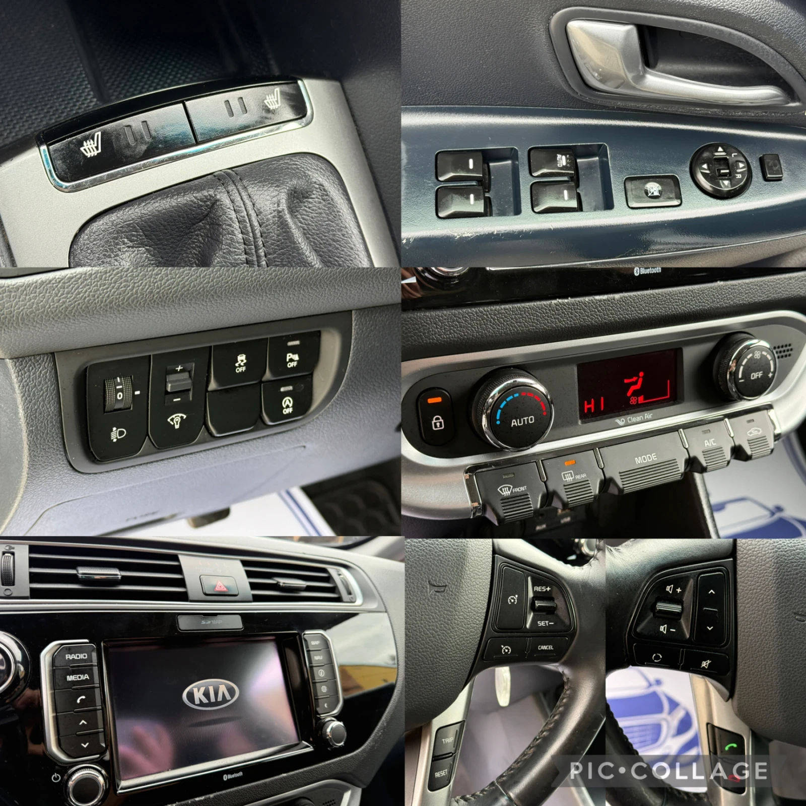 Kia Rio 1.4CRDi Навигация* Камера* Климатроник* Подгрев, снимка 17 - Автомобили и джипове - 53894480