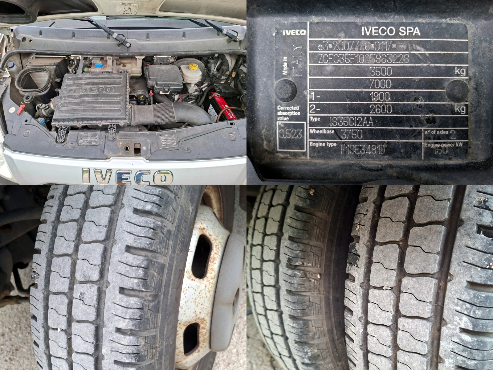 Iveco Daily 35C21 3.0HPI* Падащ борд* Възд. възгл.* 3, 5 тона, снимка 15 - Бусове и автобуси - 54882005