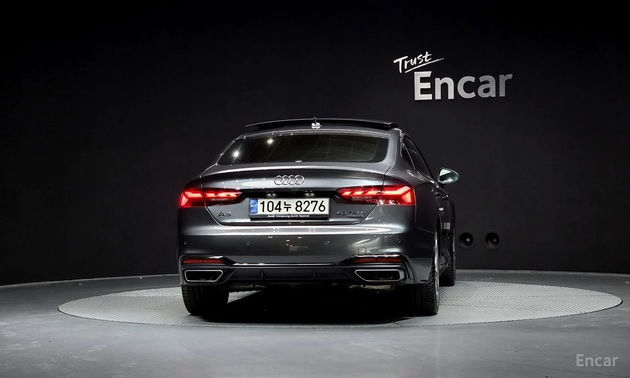 Audi A5 45TFSI* MATRIX* PREMIUM* ОБДУХВАНЕ* ХЕДЪП* LANE* A, снимка 4 - Автомобили и джипове - 54741304