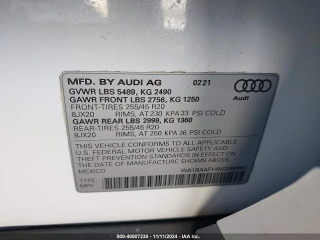 Audi Q5 PREMIUM PLUS 45 TFSI QUATTRO S TRONIC, снимка 15 - Автомобили и джипове - 48109847