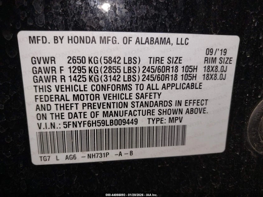 Honda Pilot 3.5l Awd Ex-L, снимка 9 - Автомобили и джипове - 53863301