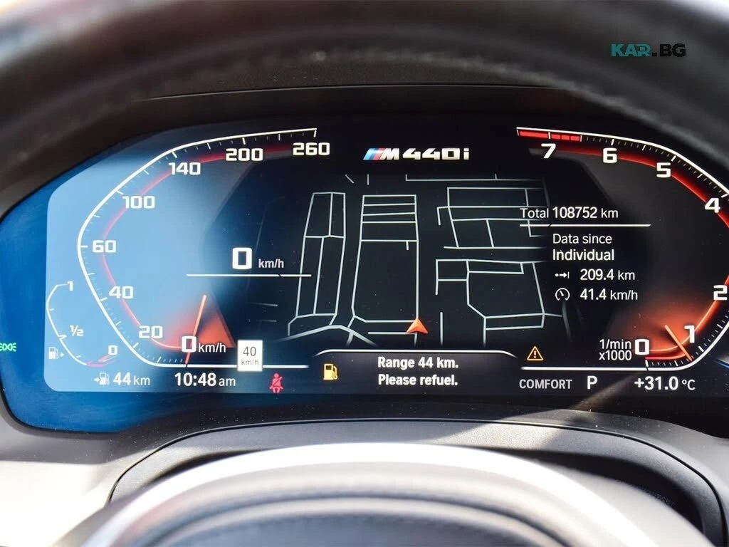 BMW 440 i xDrive M SPORT* DISTRONIC* ШИБИДАХ* ПОДРЕВ* , снимка 9 - Автомобили и джипове - 55709181