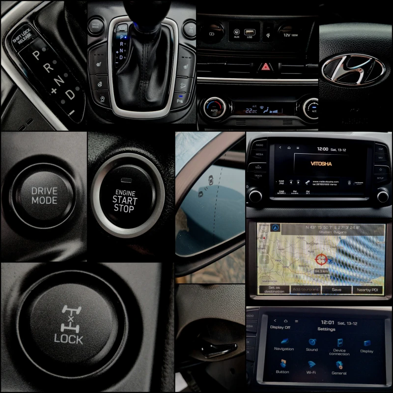 Hyundai Kona 4x4 / РЕАЛНИ КМ. / ВСИЧКИ ЕКСТРИ, снимка 13 - Автомобили и джипове - 52774728