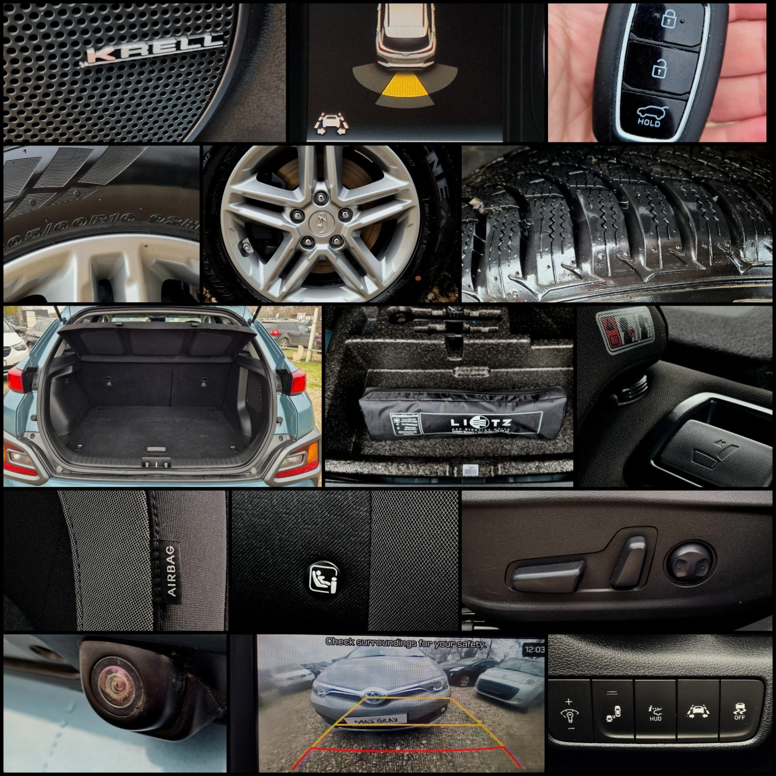 Hyundai Kona 4x4 / РЕАЛНИ КМ. / ВСИЧКИ ЕКСТРИ - изображение 8