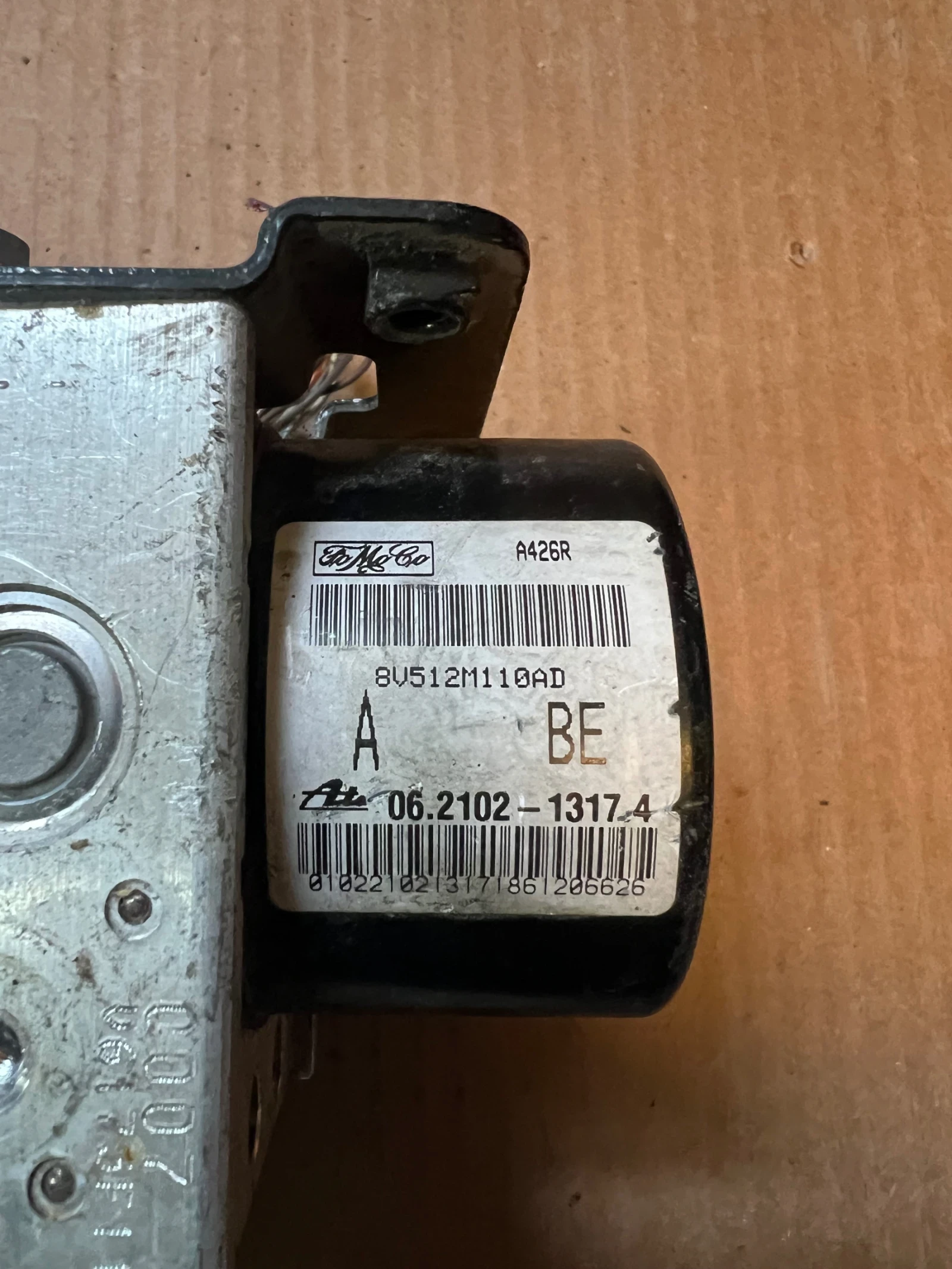 8V512M110AD ABS Помпа FORD fiesta   Ate 06.2102-1317.4 28.5700-5902.3 | Mobile.bg — изображение 1