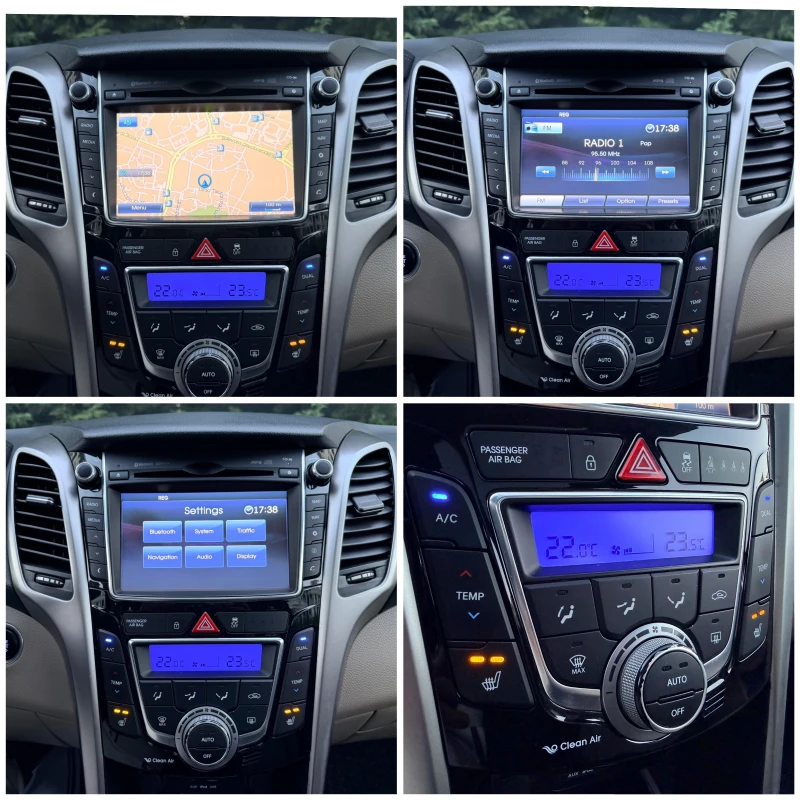 Hyundai I30 1.6CRDI PANORAMA KEYLESS-GO PODGREV NAVI , снимка 16 - Автомобили и джипове - 52764992