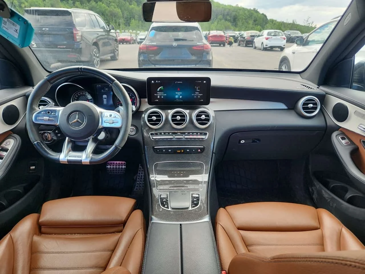 Mercedes-Benz GLC 43 AMG ПОДГРЕВИ * ПАНО * KEYLESS, снимка 10 - Автомобили и джипове - 54941134