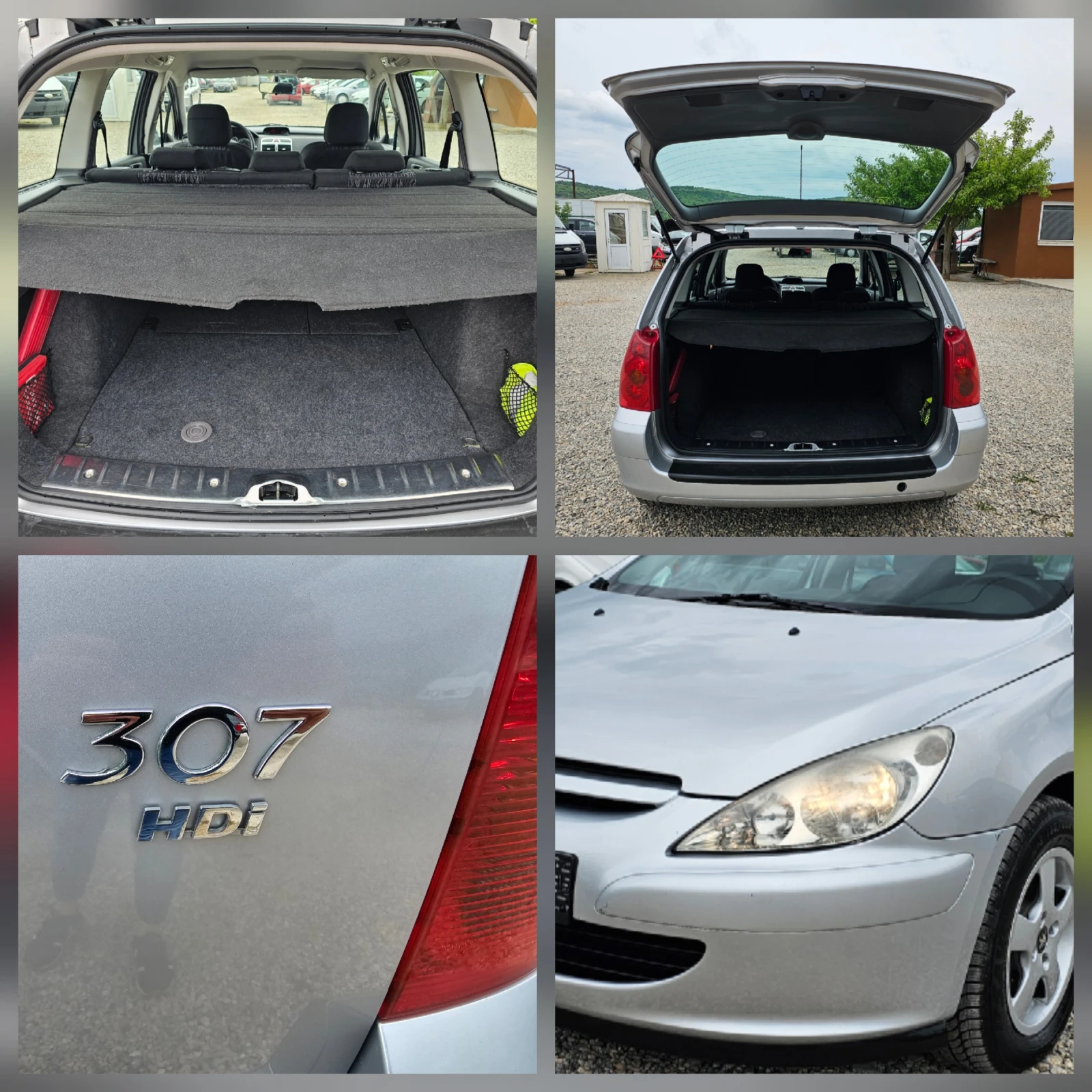 Peugeot 307 2.0 HDI 90 kc 130000km , снимка 10 - Автомобили и джипове - 54487786