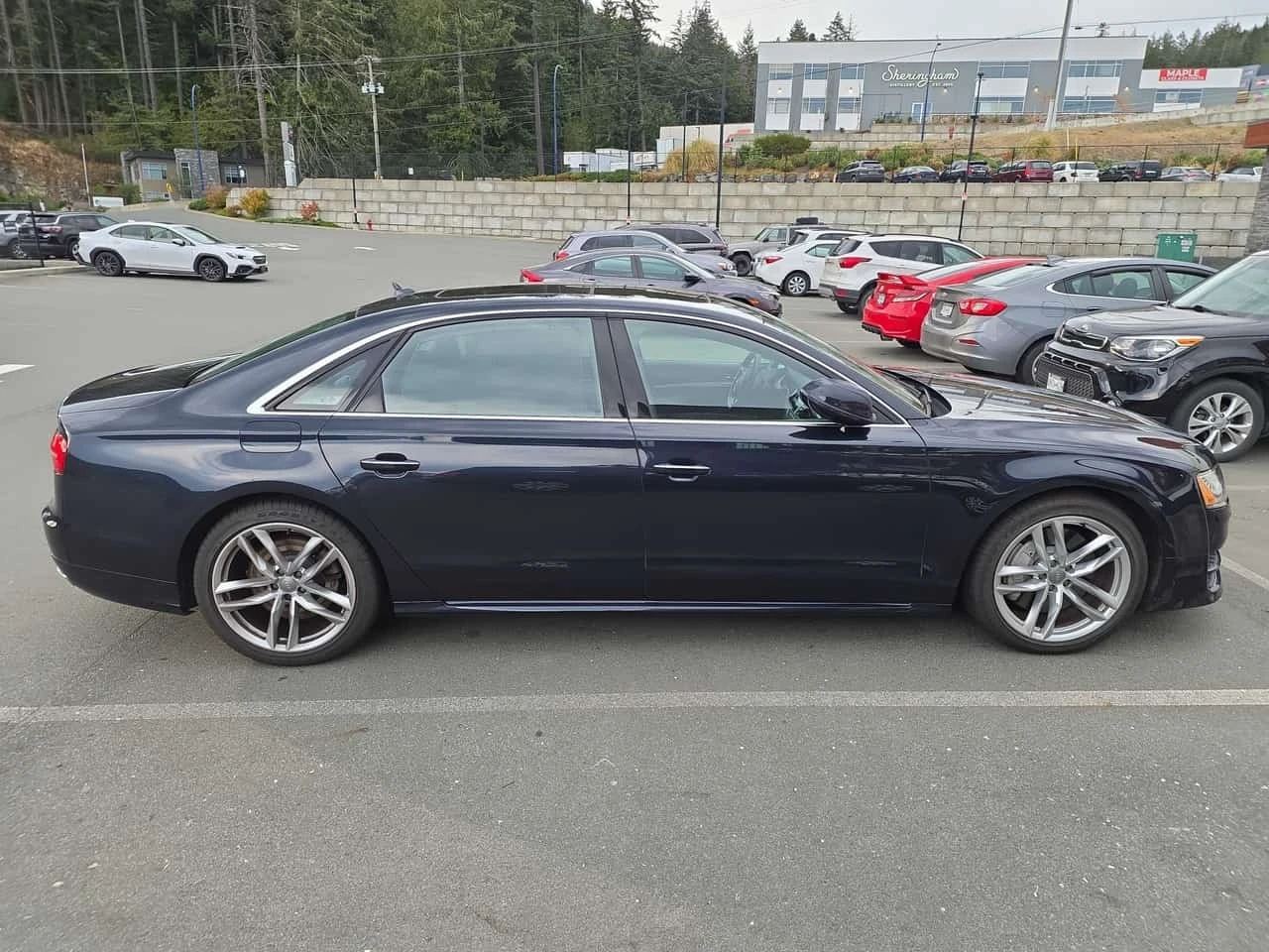 Audi A8 L 4.0T| ОБДУХ| BOSE| ПАМЕТ| 360| , снимка 3 - Автомобили и джипове - 56194090