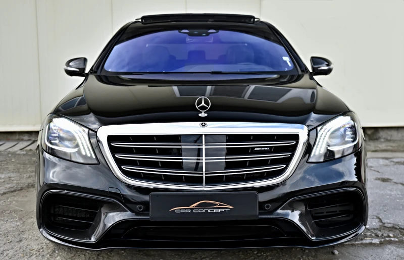 Mercedes-Benz S 63 AMG 4M LONG MULTIB BURMESTER-3D N.VISION CARBON CERAMI, снимка 2 - Автомобили и джипове - 48252345