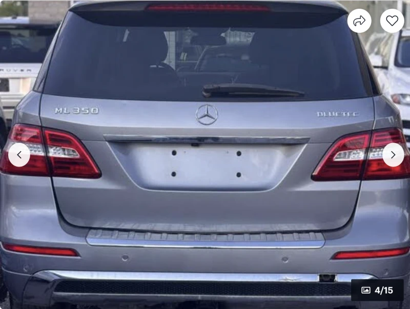 Mercedes-Benz ML 350 AMG* PACK* ПОДГРЕВ* КАМЕРА* КЕЙЛЕС* LANE* ASSIST* , снимка 5 - Автомобили и джипове - 52086763