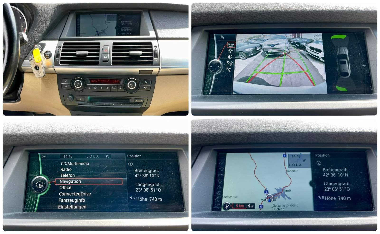 BMW X6 3.0D 306HP EURO5 CAMERA ПОДГРЕВ, снимка 14 - Автомобили и джипове - 56017584