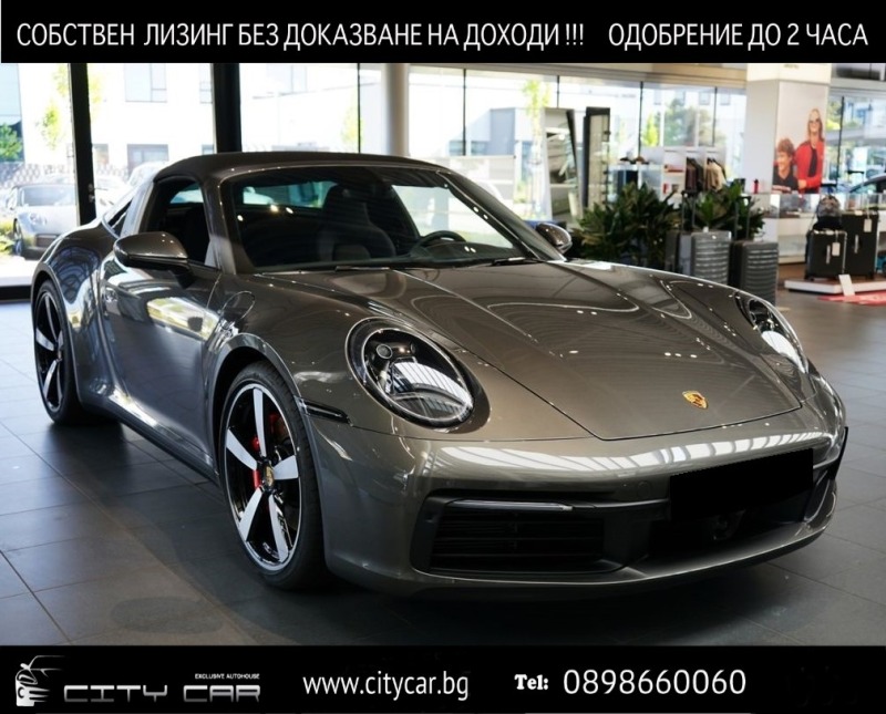 Porsche 911 992 TARGA 4S/ SPORT CHRONO/ BOSE/ 360/ LED/ 20-21/, снимка 1 - Автомобили и джипове - 46371651