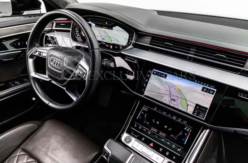 Audi A8 50 TDI* S-LINE* PANO* ВАКУУМ* MATRIX* ОБДУХВАНЕ* , снимка 11 - Автомобили и джипове - 52875563