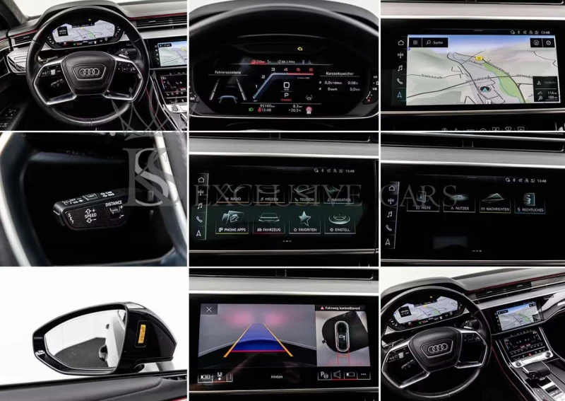 Audi A8 50 TDI* S-LINE* PANO* ВАКУУМ* MATRIX* ОБДУХВАНЕ* , снимка 12 - Автомобили и джипове - 52875563