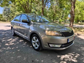 Skoda Rapid Нов внос от Холандия /6 ск./2014 г./Нави , снимка 3