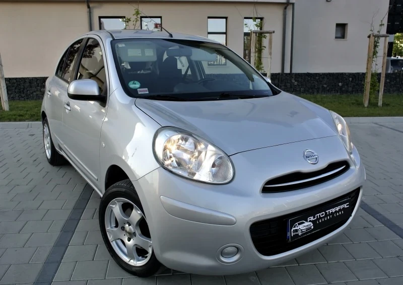 Nissan Micra 1.2i* РЕГИСТРИРАН* КЛИМАТРОНИК* АВТОПИЛОТ* ЕВРО 5В, снимка 2 - Автомобили и джипове - 55885537