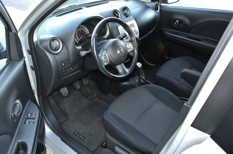 Nissan Micra 1.2i* РЕГИСТРИРАН* КЛИМАТРОНИК* АВТОПИЛОТ* ЕВРО 5В, снимка 14 - Автомобили и джипове - 55885537
