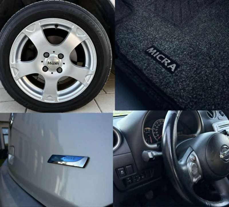 Nissan Micra 1.2i* РЕГИСТРИРАН* КЛИМАТРОНИК* АВТОПИЛОТ* ЕВРО 5В, снимка 16 - Автомобили и джипове - 55885537