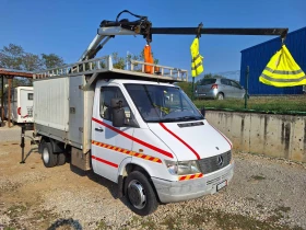 Mercedes-Benz Sprinter 412 D 2.9 куб.см. БОРДОВИ С КРАН 4.ТОНА СТРЕЛА 14 М., снимка 2