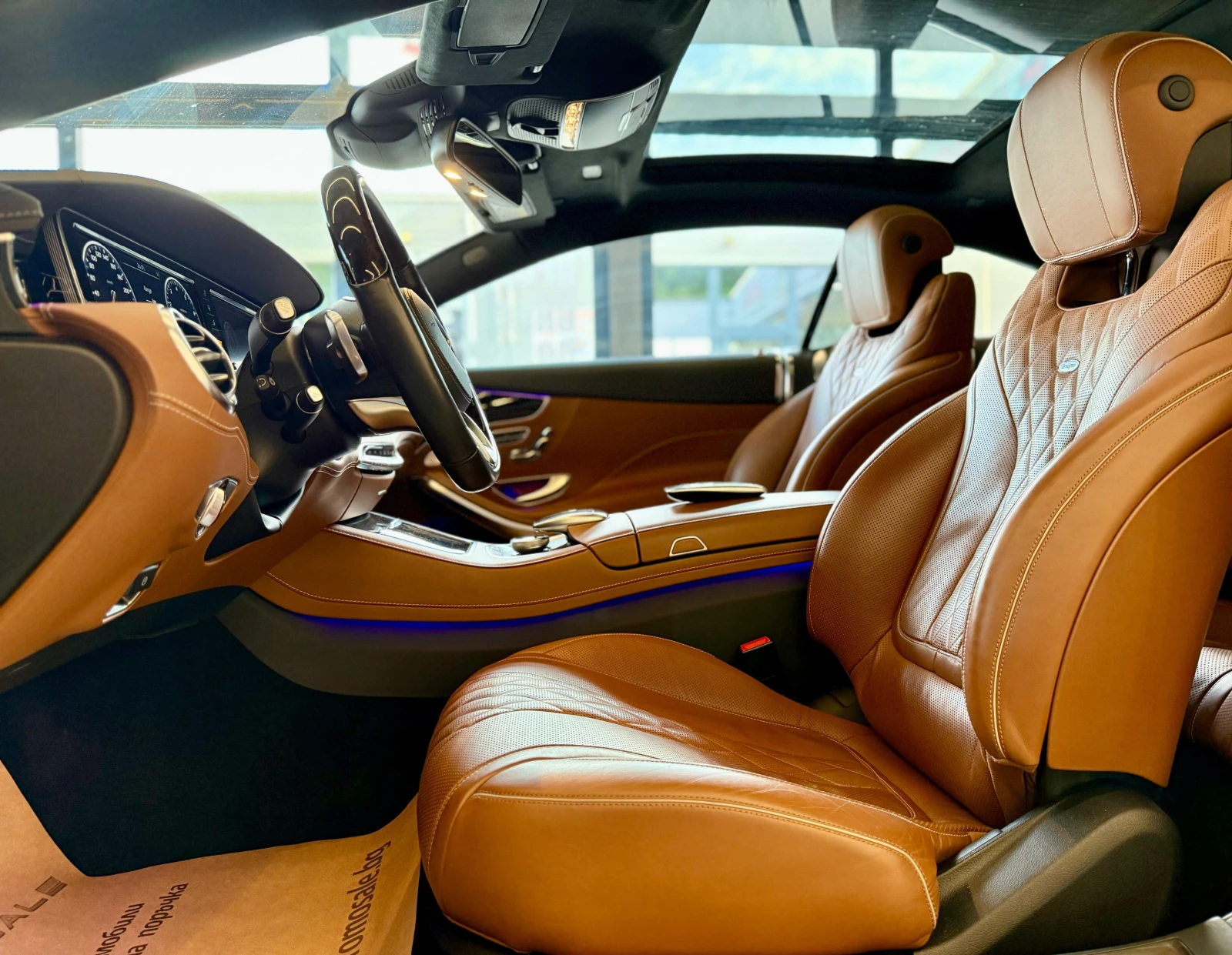 Mercedes-Benz S 500 Coupe* 4M* AMG* Carbon* Designo* Лизинг* Pano* Обд - изображение 8