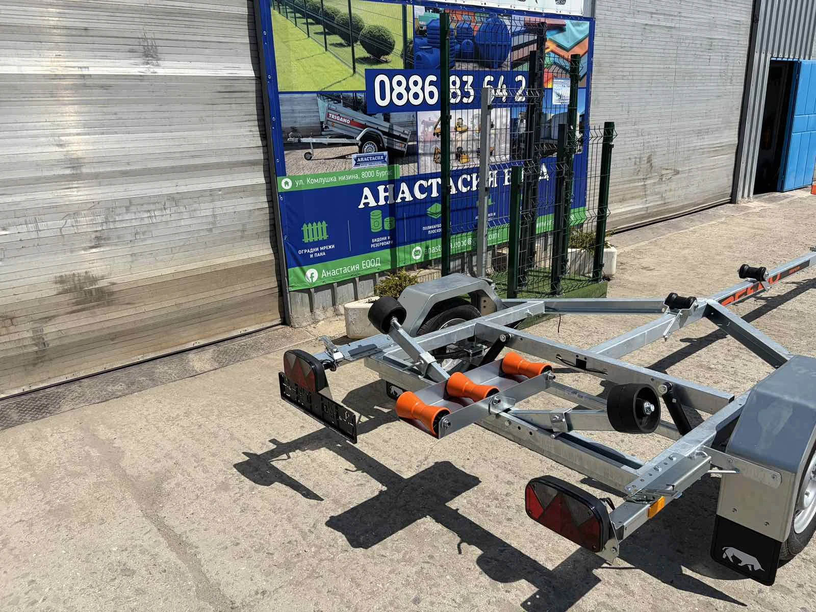 За автомобил RESPO Колесар за лодка до 5.00м 750V511L191, снимка 2 - Ремаркета - 55473467