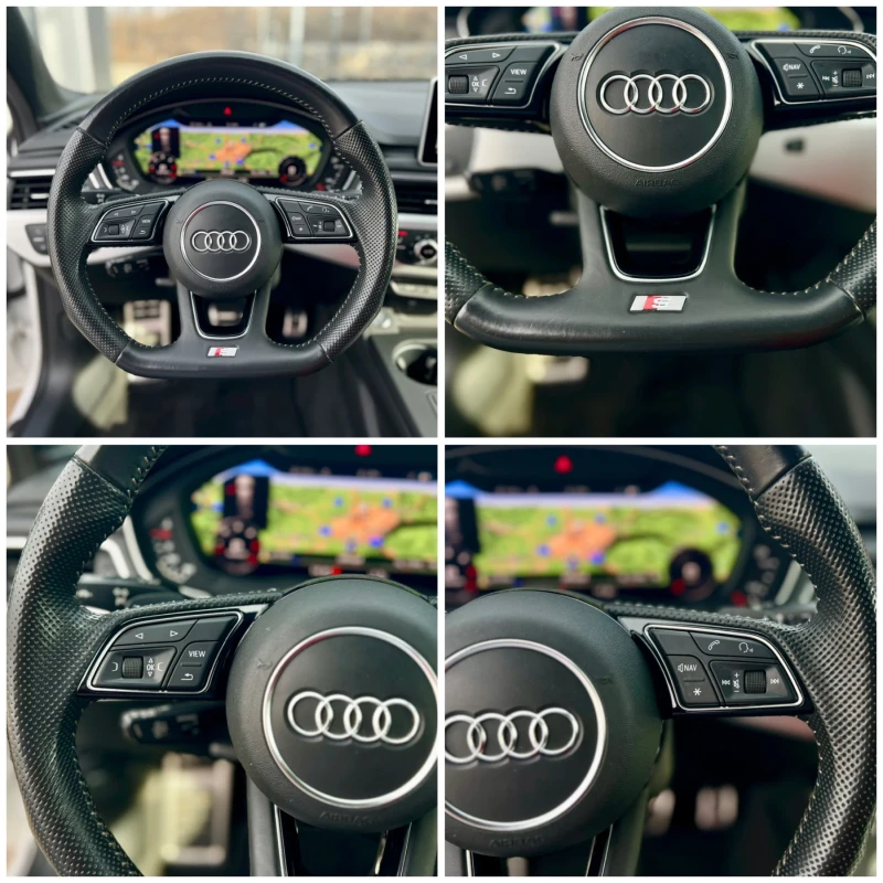 Audi A4 * 3X-S-LINE* 50TDI-286HP* VIRTUAL COCKPIT* 8-ZF* , снимка 14 - Автомобили и джипове - 49136110