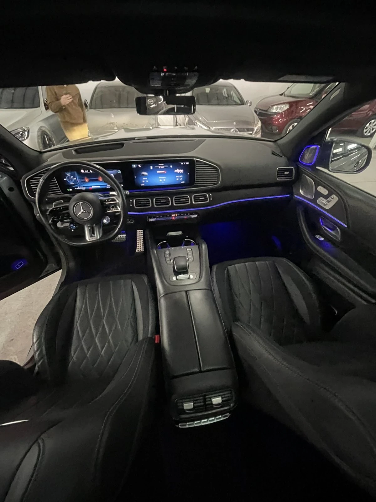 Mercedes-Benz GLS 63 AMG Burm 4D/Панор/вакум/обдух/ФУЛЛ!!!, снимка 8 - Автомобили и джипове - 56202102