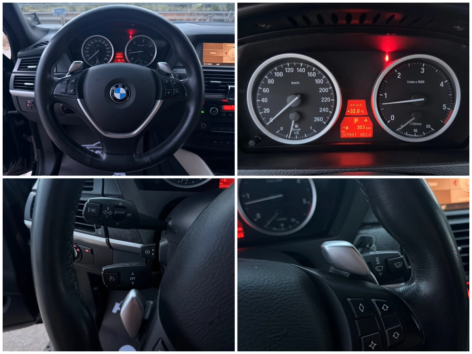 BMW X6 35d= xDrive= Sport Pack= TV= Камера= Панорама= , снимка 15 - Автомобили и джипове - 55413196