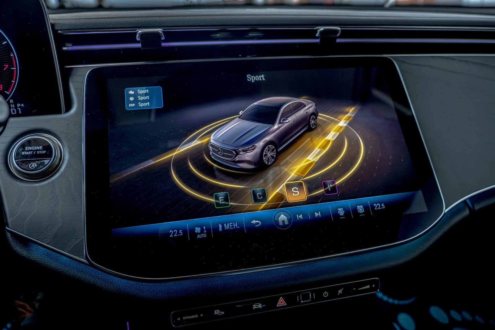 Mercedes-Benz E 450 4Matic/MBUX/Kaмера/Advanced Plus/Ambient/PRE-SAFE, снимка 12 - Автомобили и джипове - 54073979