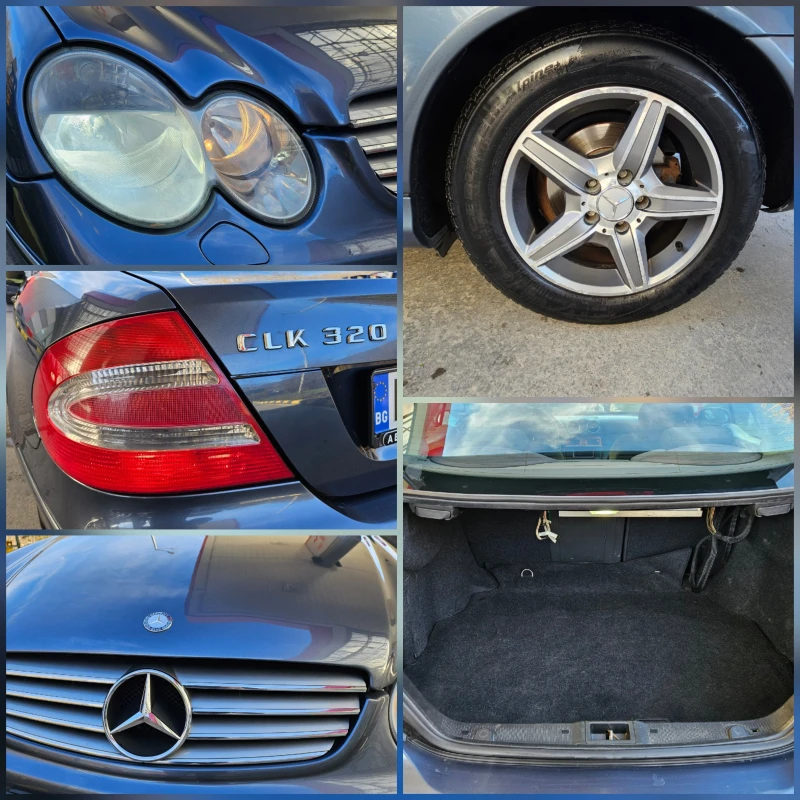 Mercedes-Benz CLK 3.2 GAZ/AVTOMAT/NAVIG/SPORT, снимка 15 - Автомобили и джипове - 52844338