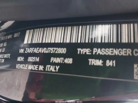 Alfa Romeo Giulia QUADRIFOGLIO 2.9L V6 505кс - 24000 € / 46939.92 лв. - 10152359 9