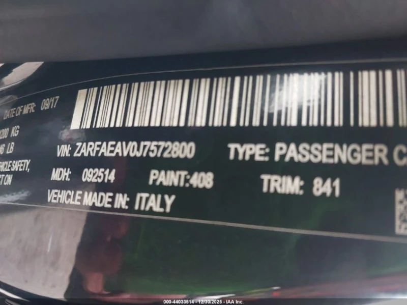 Alfa Romeo Giulia QUADRIFOGLIO 2.9L V6 505кс, снимка 9 - Автомобили и джипове - 53447676